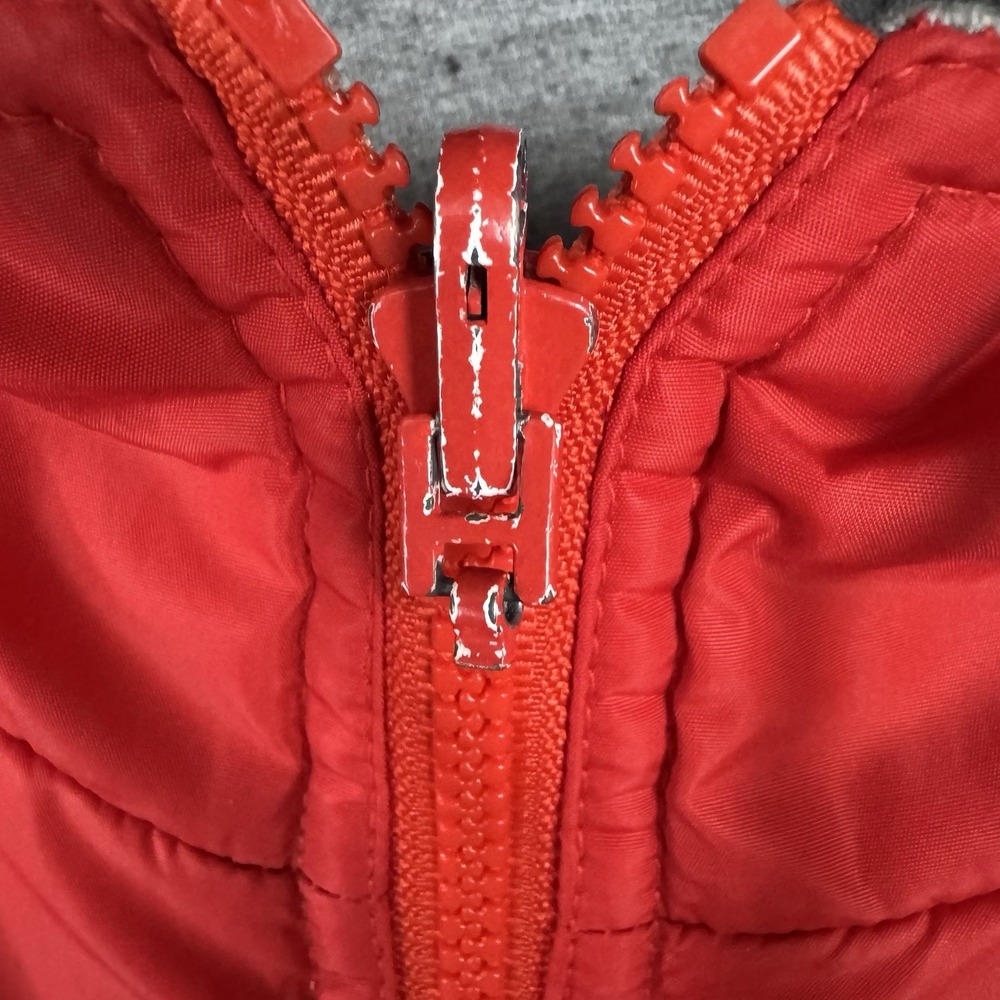 Vintage Y2K Adidas x Nebraska Corn Huskers Hooded Reversible Jacket No Size Tag - Picture 7 of 8
